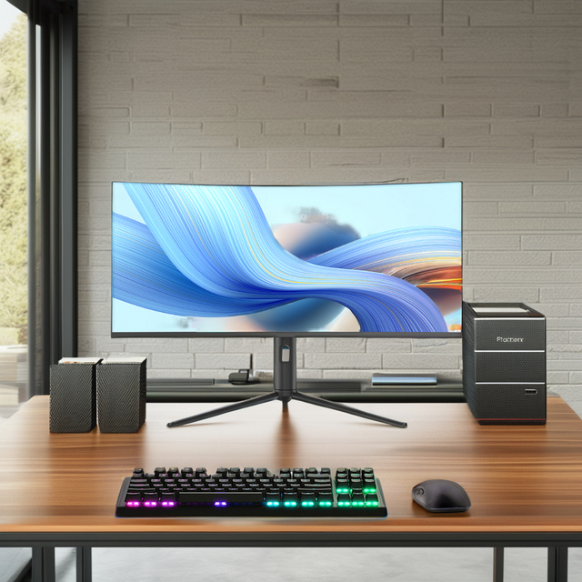 34 Inch Curved Screen Core I3 I5 I7 Aio Business Gamer Desktop Monoblock Gaming Computer Use All in One Esports Pc