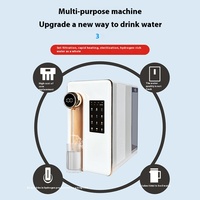 Distributeur d'eau riche en hydrogène à installation sur bureau, machine à hydrogène intégrée avec chauffage, générateur d'eau domestique