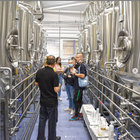Équipement de Fermentation Industrielle de Bière, Cuve de Fermentation de Bière en Acier Inoxydable à Double Enveloppe 2000L 5000L, Grand Fermenteur de Brasserie
