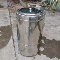 Fruit- en groentewasmachine - Industriële wasmachine voor groenteverwerkingsbedrijven, motorisch aangedreven 110/220V 0.6kW