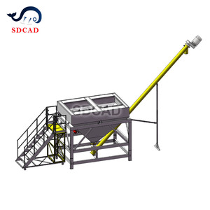 Xách tay số lượng lớn Túi unloader Siemens PLC điều khiển tự động thép không gỉ xây dựng 1-10m3 Phễu khối lượng cho số lượng lớn chất liệu tải - Product Image 1