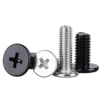A2-70 304 vis pour ordinateur portable en acier inoxydable rainure croisée tête plate traitement de Surface passivation OEM Nickel Micro vis Miniature
