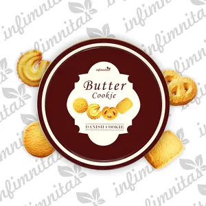 Lailihong ब्रांड चॉकलेट चिप पनीर मक्खन कुकीज़ बिस्कुट निर्माता आपूर्तिकर्ताओं