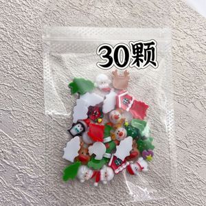 Décorations en résine pour nail art de Noël, accessoires de bijoux DIY, couleurs assorties - Product Image 3