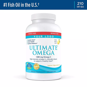 OEM sıcak satış doğal organik nihai Omega 3 balık yağı 1280mg 90 Sofegels Nootropics takviyesi - Product Image 2