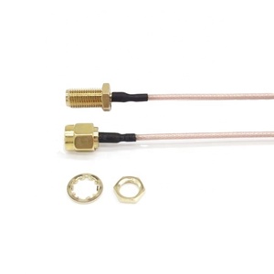 Alta qualità 20CM SMA maschio a femmina MF Jack Wifi Router <span class=keywords><strong>Antenna</strong></span> cavo di prolunga connettore filo di rame placcato oro - Product Image 2