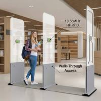 Porte de contrôle d'accès RFID haute fréquence pour mobilier de bibliothèque, système d'alarme pour la gestion des écoles et des bibliothèques publiques