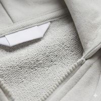 Sweat à capuche zippé court pour femme en molleton bouclette épais uni, personnalisable avec logo, vente en gros