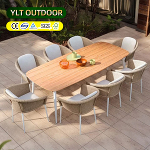 Ensemble <span class=keywords><strong>de</strong></span> mobilier <span class=keywords><strong>de</strong></span> jardin haut <span class=keywords><strong>de</strong></span> gamme <span class=keywords><strong>en</strong></span> <span class=keywords><strong>rotin</strong></span> PE, style pastoral, pour cour, <span class=keywords><strong>table</strong></span> et chaises, balcon, extérieur, imperméable, protection solaire, chaises <span class=keywords><strong>de</strong></span> jardin - Product Image 1