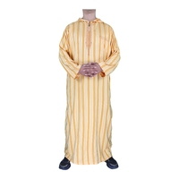 Abaya de luxe, abaya musulmane soudanaise bon marché, thobe à capuche, designs de thobe pour hommes adultes, Moyen-Orient, Maroc, 72 pièces