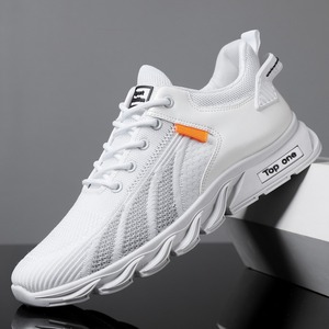 Chaussures de tennis et de marche pour hommes de haute qualité, chaussures de course d'extérieur, empeigne en mesh amortissante, confortables pour le sport, résistantes à l'eau - Product Image 2