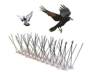 Púas Antipájaros de Acero Inoxidable Galvanizado, Resistentes al Envejecimiento y a los Rayos UV, Repelente de Palomas - Product Image 1