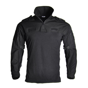 T-shirt de cyclisme camouflage DFR6 noir à manches longues motif grenouille – Vente en gros - Product Image 4