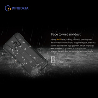 Dingdata E60H, PDA Industrial Resistente de 6 Pulgadas con Android 10, IP67, Lector de Códigos de Barras 2D, NFC, RFID, Huella Dactilar, MTK