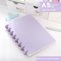 Cuaderno Espiral de Diseño Moderno, Superventas, con 80 Hojas de Papel Rayado para Viajes