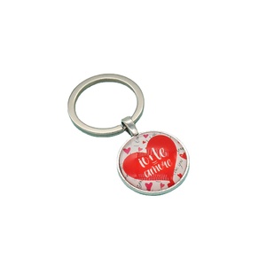 Crystal Quartz Round Key Chains-Eco-Friendly & Waterproof Gift Box Included