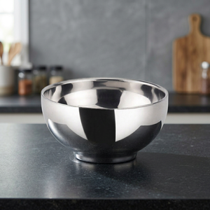 Bol en acier inoxydable de qualité supérieure, finition polie durable, bol de cuisine polyvalent pour servir, mélanger et usage quotidien à la maison - Product Image 6
