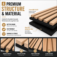 Panel Kayu Akustik |   Panel Dinding & Plafon Peredam Suara |   Panel Dekoratif MDF PET Tahan Api