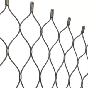 <span class=keywords><strong>Filet</strong></span> de sécurité flexible en treillis métallique pour clôtures de cages de zoo, balcons et escaliers avec <span class=keywords><strong>filet</strong></span> en corde soudé/plié - Product Image 2