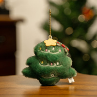 Jouets Songshan, décoration de Noël, cadeau de fête mignon, ensemble de poupées en peluche, bonhomme de neige, renne, Père Noël, porte-clés, pendentifs, jouet en peluche