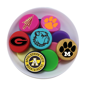Nuevas Cuentas de Silicona Redondas de 30 mm con Diseño de Equipos de la NFL 2024, Personalizables, para Bolígrafos - Product Image 4