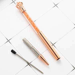 ปากกาลูกลื่นทรงมงกุฎโลหะดีไซน์เก๋ไก๋ รูปทรงคทาของราชินี ประดับคริสตัลเพชรคุณภาพดี พร้อมโลโก้สั่งทำพิเศษ - Product Image 4