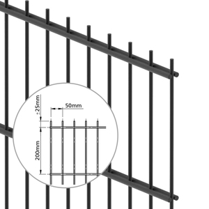 Clôture 868 avec base galvanisée à chaud et revêtement supérieur en poudre - Product Image 3