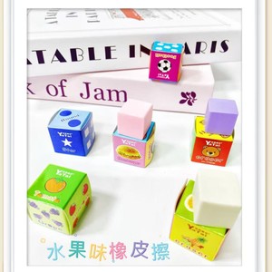 Gommes à effacer en forme de fruits, design de dessins animés variés, pour enfants, fournitures scolaires, outils d'apprentissage créatifs - Product Image 2