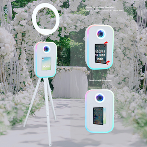 Photomaton <span class=keywords><strong>portable</strong></span> avec support pour iPad, support de sol pour selfie, kiosque photo, photomaton selfie, DSLR, iPad - Product Image 5