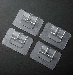 Clips adhésifs transparents en <span class=keywords><strong>PVC</strong></span> pour tapis <span class=keywords><strong>de</strong></span> sol <span class=keywords><strong>de</strong></span> voiture, sans perçage, à double griffe, pour intérieur automobile, repose-pieds, tapis <span class=keywords><strong>de</strong></span> cuisine - Product Image 4