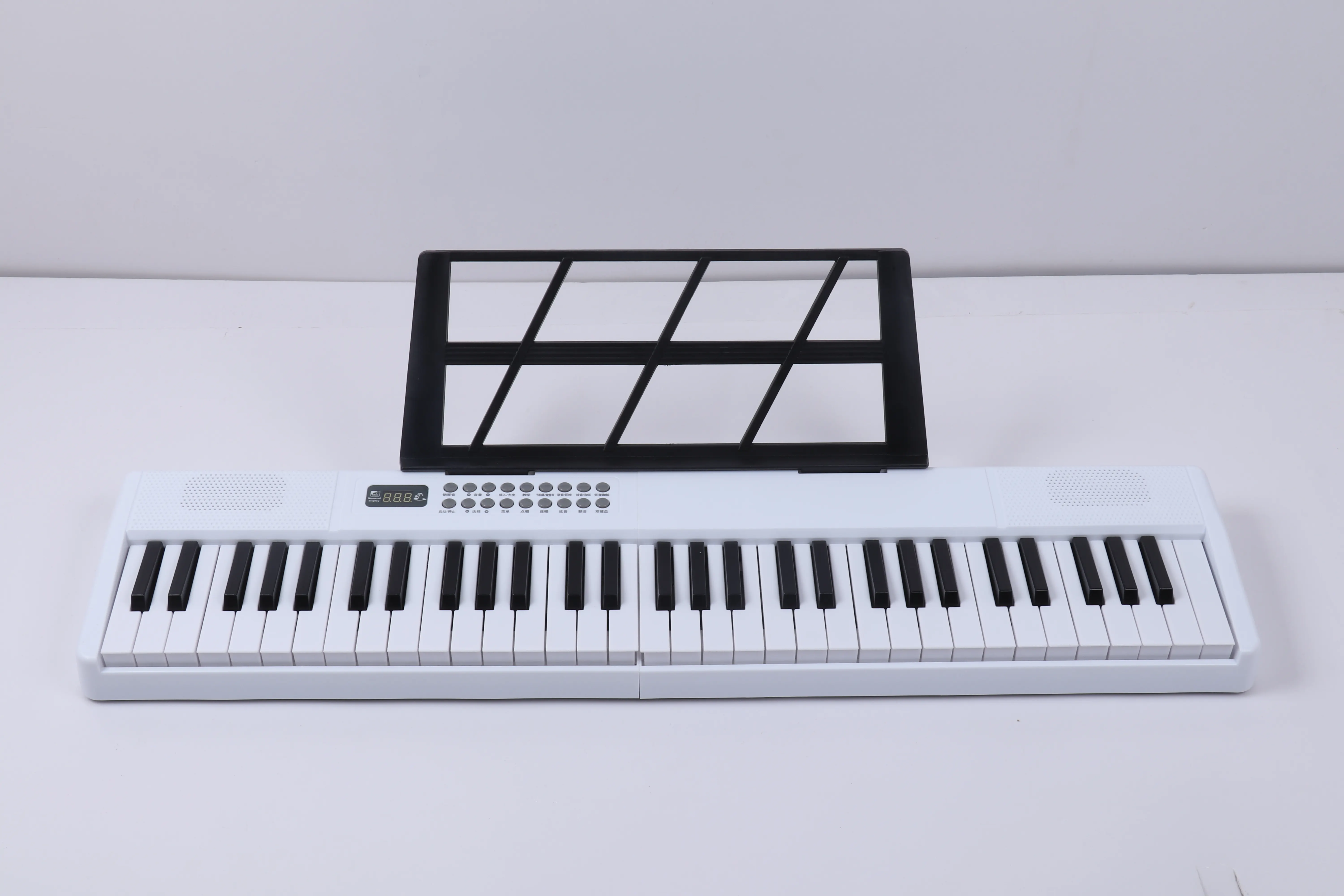 BD Music 61 Keys Mid Size Folding Electronic Keyboard Multi function Instrument