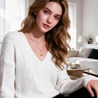 Breloques florales rotatives pour collier anti-stress, pendentifs en zircon cubique en forme de fleur rotative pour collier anti-stress Saint-Valentin