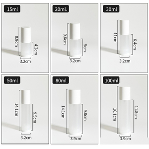Bouteille Pompe Airless Ronde en PP Givré, Col à Vis en <span class=keywords><strong>Plastique</strong></span>, 80ml 100ml, Grand Volume, En Stock, Vente en Gros - Product Image 6