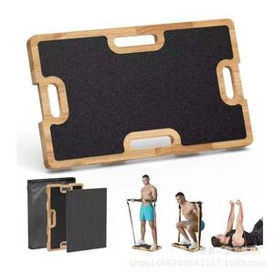 Tabla de estiramiento de madera maciza, equipo de fitness, tabla de ejercicios portátil para entrenamiento en casa y gimnasio - Product Image 1