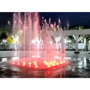 Fontaine d'étang de parc décorative de petite taille fontaine de musique dansante