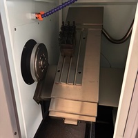 Tour CNC à transposition rotative pour métaux, moteur de broche automatique haute précision 5,5 kW, outils de tournage inclinés, précision de positionnement de 0,005 mm, usage léger