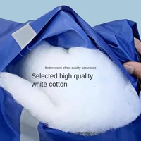 Veste imperméable doublée polaire pour veau avec ajustement par boucle, gilet thermique pour veau de ferme laitière de 50 à 75 kg