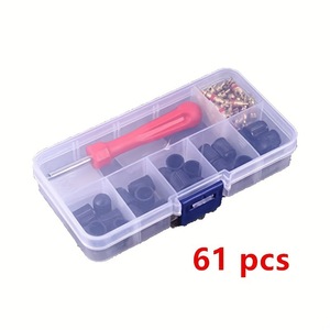 Tire Valve Core Removal And Installation Kit 61Pcs Standard British Mouth Copper Material Repair <b>Tool</b> <b>Set</b> <b>Boxed</b> - Product Image 2