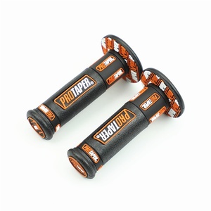 Poignées de moto en silicone souple style <span class=keywords><strong>Pro</strong></span> <span class=keywords><strong>Taper</strong></span>, universelles, colorées, antidérapantes, pour guidon tout-terrain - Product Image 5