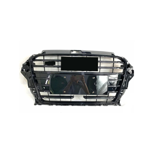 Grille ABS Design à la mode avec peinture de remplacement ACC Grille avant noire pour <span class=keywords><strong>Audi</strong></span> <span class=keywords><strong>A3</strong></span> S3 2014-2016 - Product Image 1
