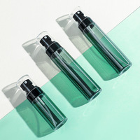 Flacon pulvérisateur en plastique vide de 30 ml, 60 ml, 100 ml, 120 ml, flacon pulvérisateur à fine brume, flacon de voyage rechargeable pour parfum, toner, cosmétiques