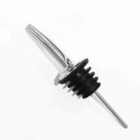 Accessoires de bar en acier inoxydable : Verseur rapide pour bouteille de liqueur 12 oz et bouchon hermétique pour vin, pour un mélange efficace