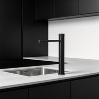 Robinet de cuisine moderne en acier inoxydable 304 à 3 voies, eau chaude et froide et robinet d'eau pure, robinet de cuisine 3 en 1