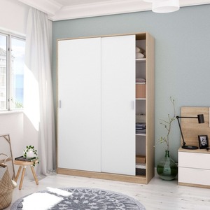Ensemble <span class=keywords><strong>de</strong></span> meubles <span class=keywords><strong>de</strong></span> chambre à coucher modernes fabriqués en usine avec armoire à portes coulissantes, tête <span class=keywords><strong>de</strong></span> <span class=keywords><strong>lit</strong></span> et table <span class=keywords><strong>de</strong></span> chevet - Product Image 3