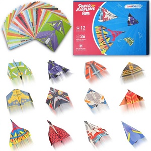 Kit <span class=keywords><strong>de</strong></span> <span class=keywords><strong>Aviones</strong></span> <span class=keywords><strong>de</strong></span> Papel <span class=keywords><strong>de</strong></span> Origami Coloridos para Niños con 16 Diseños Clásicos, <span class=keywords><strong>Manualidades</strong></span> Creativas <span class=keywords><strong>de</strong></span> Plegar y Volar para Niños Pequeños - Product Image 1