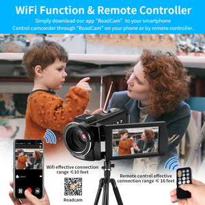 ORDRO Caméra vidéo CMOS 4K UHD 48MP Super IR Lumière de vision nocturne efficace pour <span class=keywords><strong>YouTube</strong></span> Shoot Scène de nuit Vlog MicroSD Type de média - Product Image 6