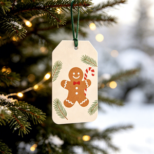 <b>Gingerbread</b> <b>Man</b> Christmas Ornament Paper Hanging Air Freshener Long-lasting Scent Aromatherapy Multi-functional <b>Decoration</b> - Product Image 1