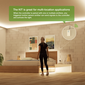 Rz016 RF433 pin Powered 12V 24V không dây PIR cảm biến chuyển động - Product Image 6