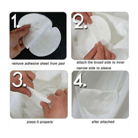 Coussinets anti-transpiration pour vêtements, 50 pièces, tampons pour habit sous-aisselles, soins sueur parfum, bouclier absorbant déodorant anti-sudorifique