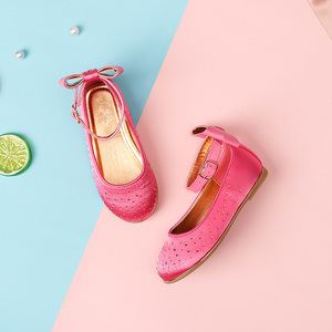 Logotipo personalizado Rhinestone niñas zapatos <span class=keywords><strong>de</strong></span> cristal hebilla Correa lazo nudo suave suela niños zapatos <span class=keywords><strong>de</strong></span> cuero niñas princesa zapatos al por mayor - Product Image 5